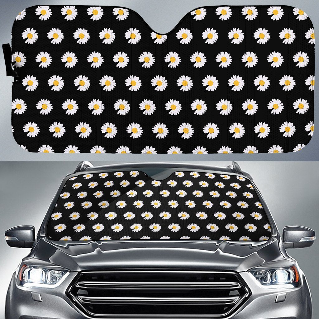 Daisy Car Sunshade Custom Flower Car Accessories - Gearcarcover - 1
