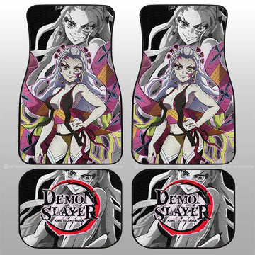 Daki Car Floor Mats Custom Demon Slayer Anime Car Accessories - Gearcarcover - 1