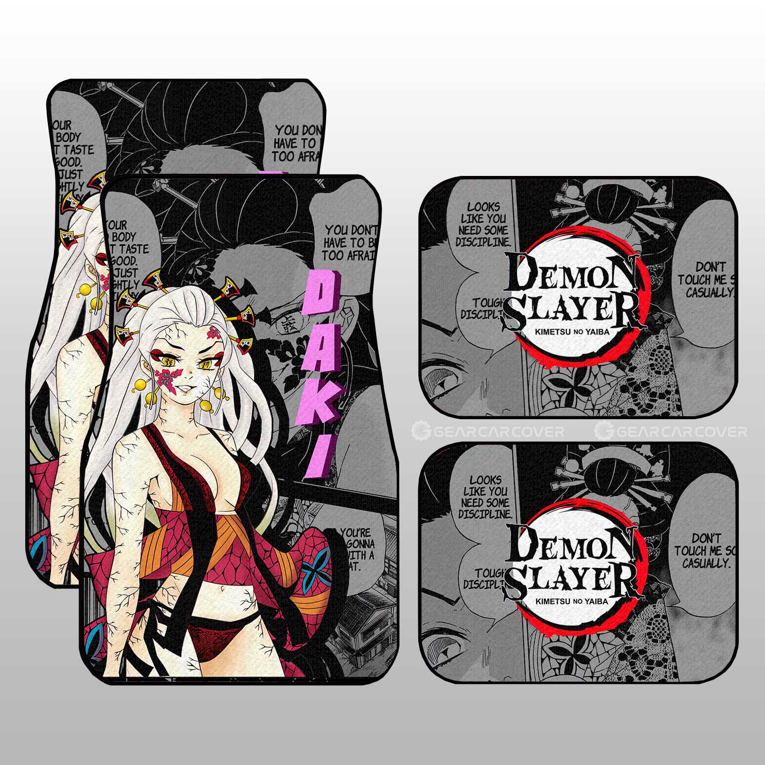 Daki Car Floor Mats Custom Mix Mangas - Gearcarcover - 1