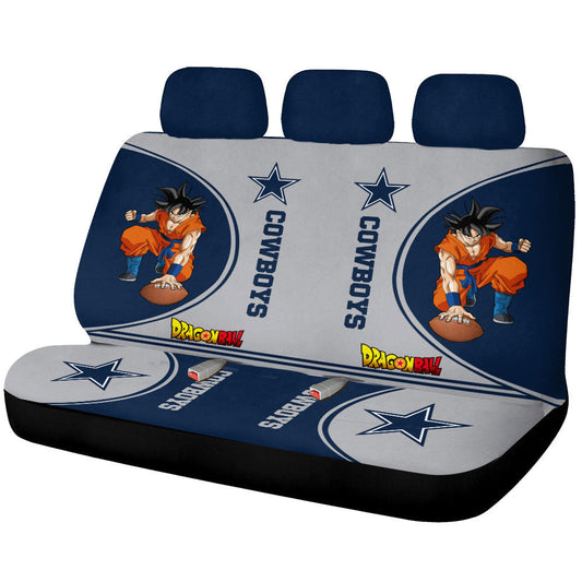 Dallas Cowboys Car Back Seat Covers Custom Car Accessories For Fans - Gearcarcover - 1