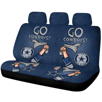 Dallas Cowboys Car Back Seat Covers Custom Car Accessories - Gearcarcover - 1
