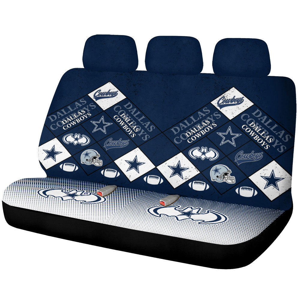 Dallas Cowboys Car Back Seat Covers Sporty Team Collection - Gearcarcover - 1