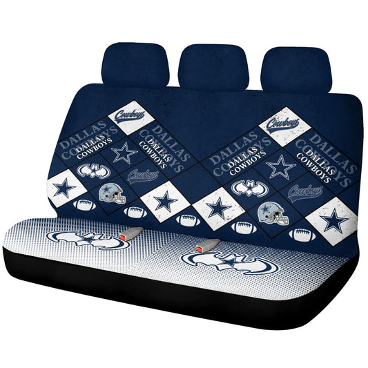 Dallas Cowboys Car Back Seat Covers Sporty Team Collection - Gearcarcover - 1