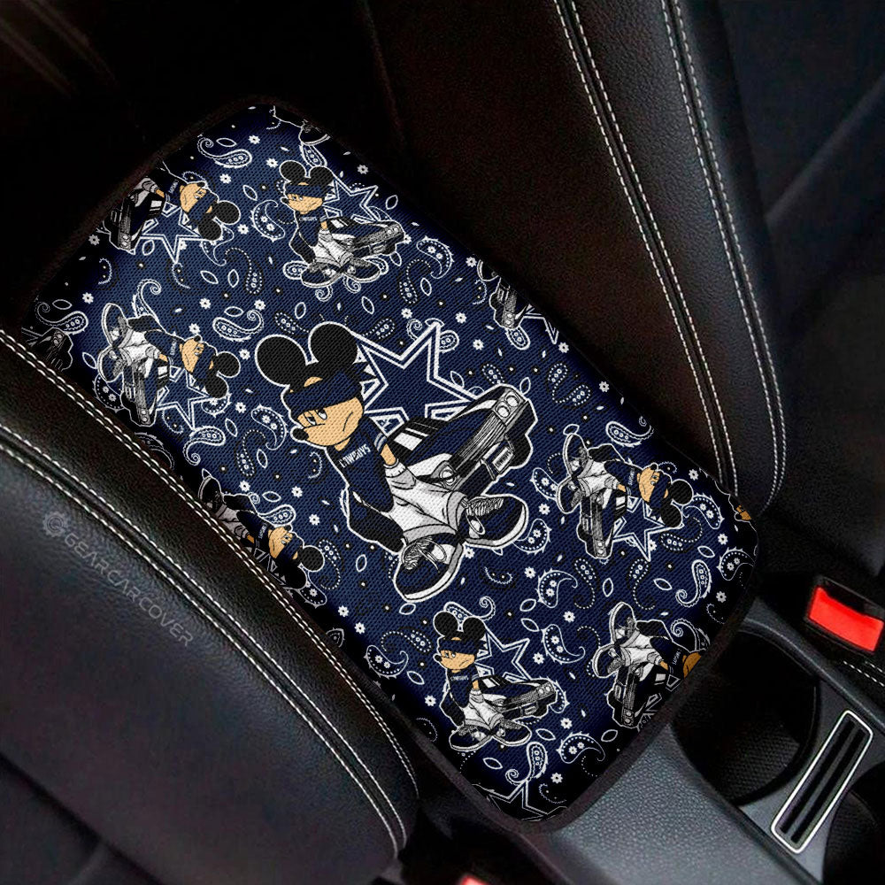 Dallas Cowboys Car Center Console Cover Cartoon Theme Collection - Gearcarcover - 1