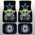 Dallas Cowboys Car Floor Mats Baby Yoda Car Accessories For Fan - Gearcarcover - 1