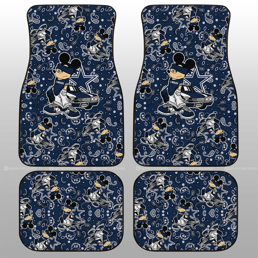 Dallas Cowboys Car Floor Mats Cartoon Theme Collection - Gearcarcover - 1