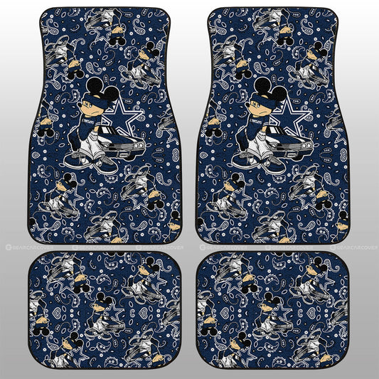 Dallas Cowboys Car Floor Mats Cartoon Theme Collection - Gearcarcover - 1