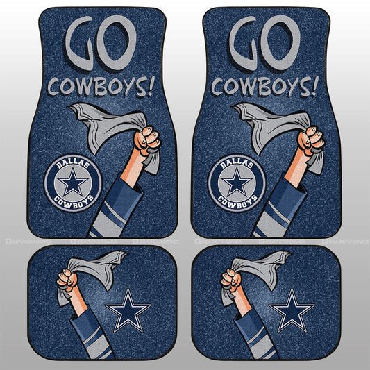 Dallas Cowboys Car Floor Mats Custom Car Accessories - Gearcarcover - 1