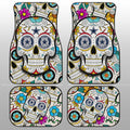 Dallas Cowboys Car Floor Mats Custom Sugar Skull Car Accessories - Gearcarcover - 1