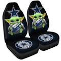 Dallas Cowboys Car Seat Covers Baby Yoda Car Accessories For Fan - Gearcarcover - 3