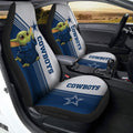 Dallas Cowboys Car Seat Covers Baby Yoda Car Accessories - Gearcarcover - 1