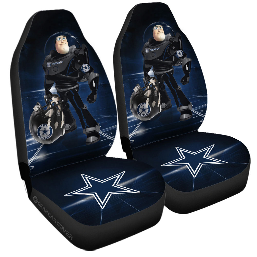 Dallas Cowboys Car Seat Covers Buzz Lightyear Car Accessories For Fan - Gearcarcover - 3