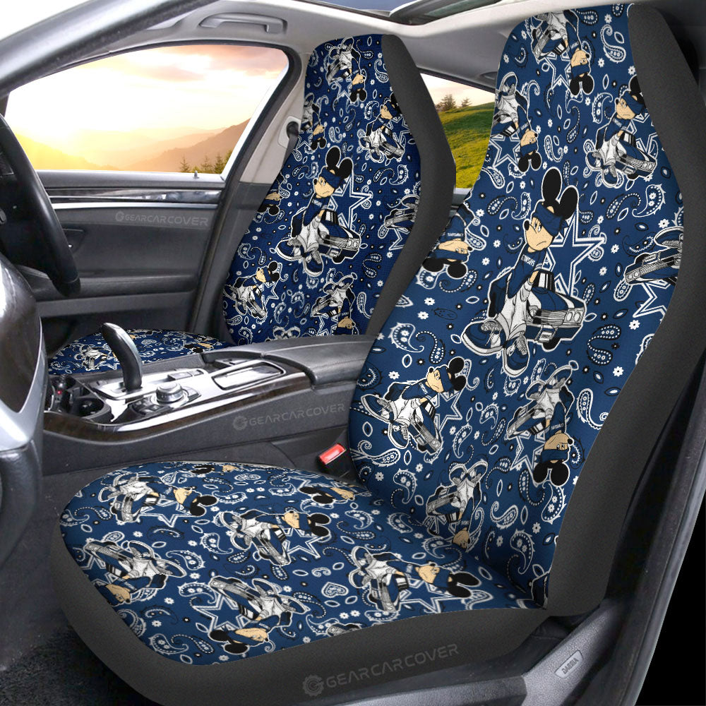 Dallas Cowboys Car Seat Covers Cartoon Theme Collection - Gearcarcover - 2