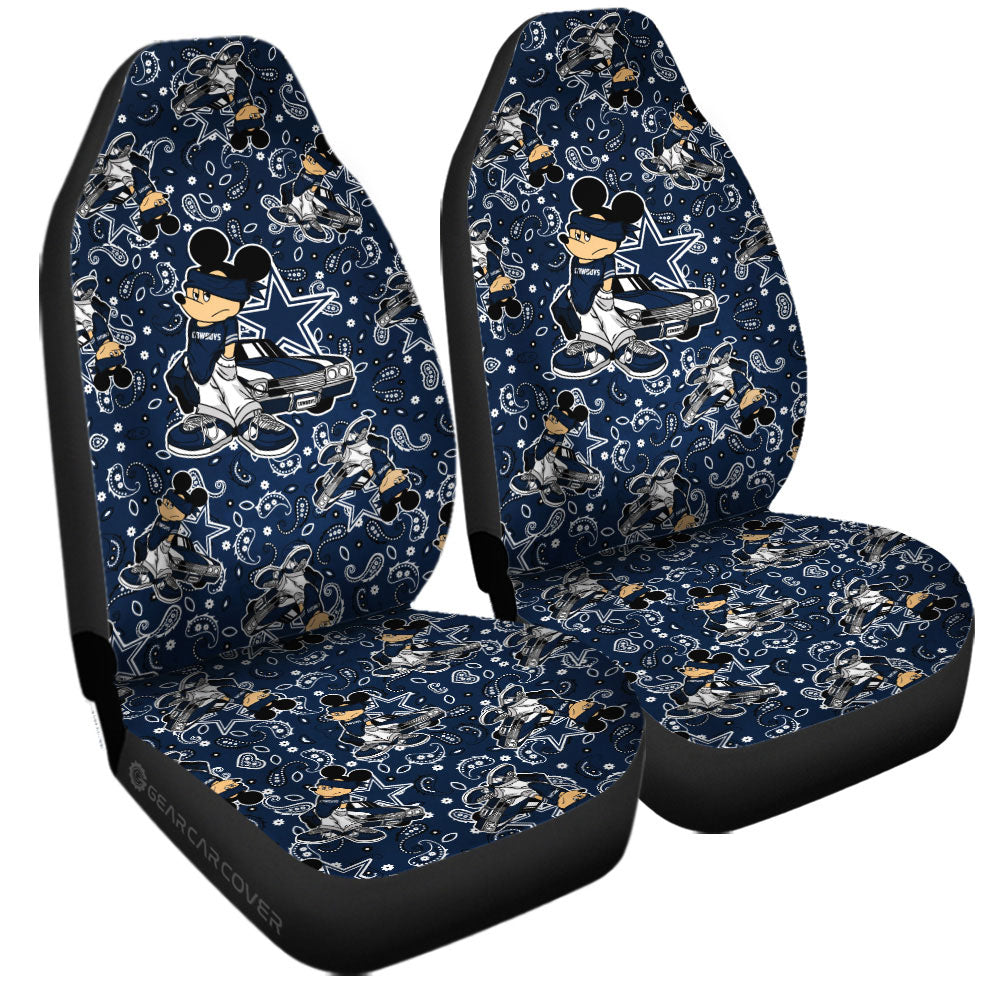 Dallas Cowboys Car Seat Covers Cartoon Theme Collection - Gearcarcover - 3