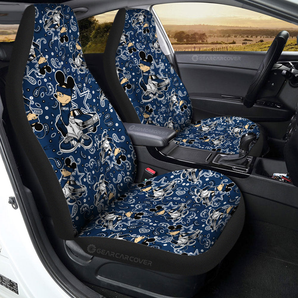 Dallas Cowboys Car Seat Covers Cartoon Theme Collection - Gearcarcover - 1