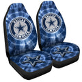 Dallas Cowboys Car Seat Covers Custom Tie Dye Car Accessories - Gearcarcover - 3