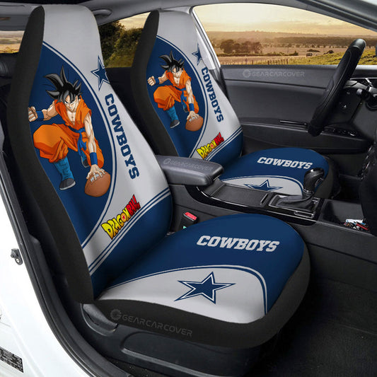 Dallas Cowboys Car Seat Covers Goku Car Accessories For Fans - Gearcarcover - 2