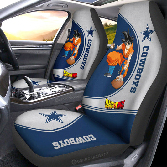 Dallas Cowboys Car Seat Covers Goku Car Accessories For Fans - Gearcarcover - 1