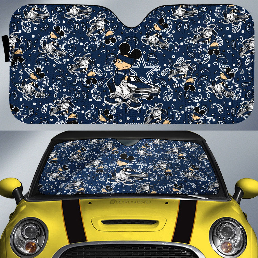 Dallas Cowboys Car Sunshade Cartoon Theme Collection - Gearcarcover - 1