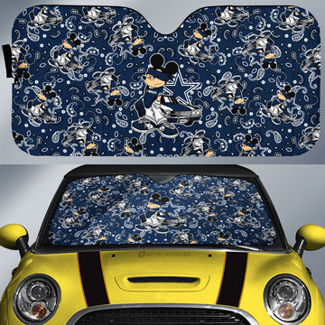 Dallas Cowboys Car Sunshade Cartoon Theme Collection - Gearcarcover - 1