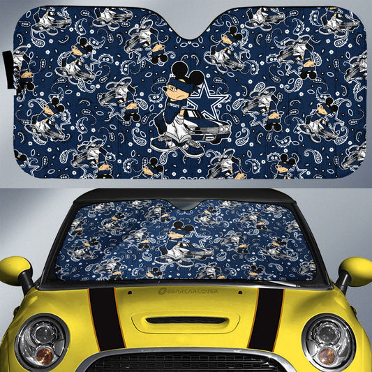 Dallas Cowboys Car Sunshade Cartoon Theme Collection - Gearcarcover - 1