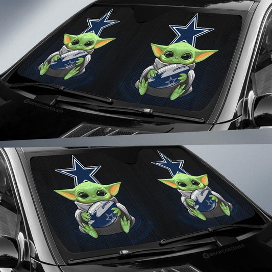 Dallas Cowboys Car Sunshade Custom Car Accessories For Fan - Gearcarcover - 2