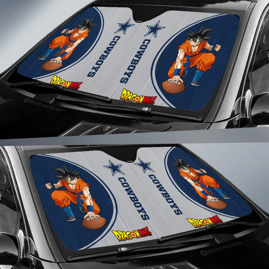 Dallas Cowboys Car Sunshade Custom Car Accessories For Fans - Gearcarcover - 2