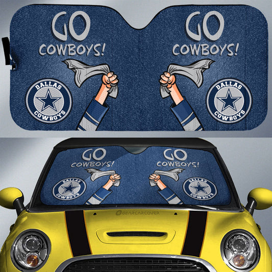 Dallas Cowboys Car Sunshade Custom Car Accessories - Gearcarcover - 1