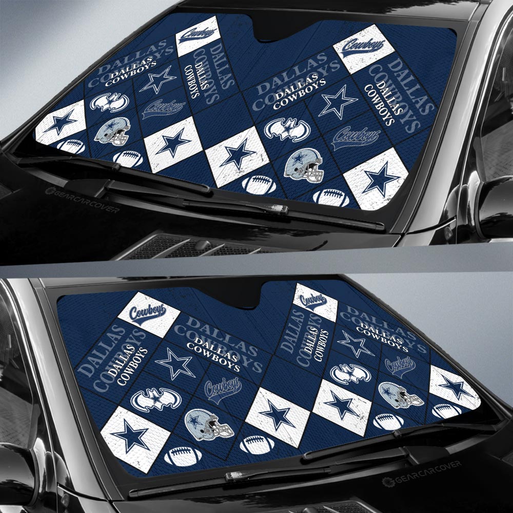 Dallas Cowboys Car Sunshade Sporty Team Collection - Gearcarcover - 2