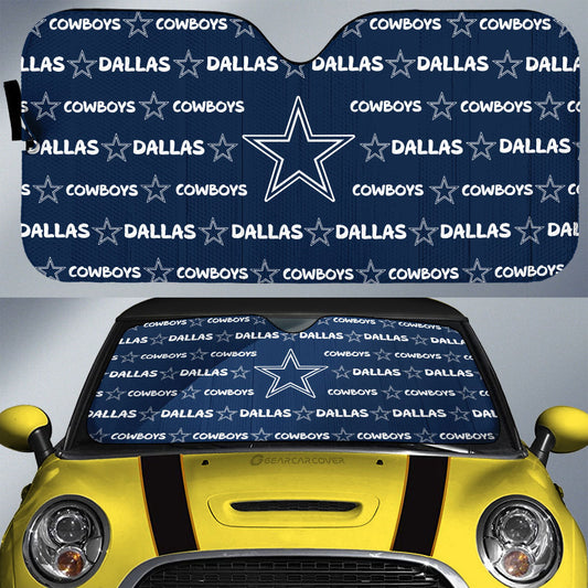 Dallas Cowboys Car Sunshade Sporty Team Collection - Gearcarcover - 1