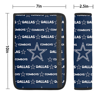 Dallas Cowboys Seat Belt Covers Sporty Team Collection - Gearcarcover - 1