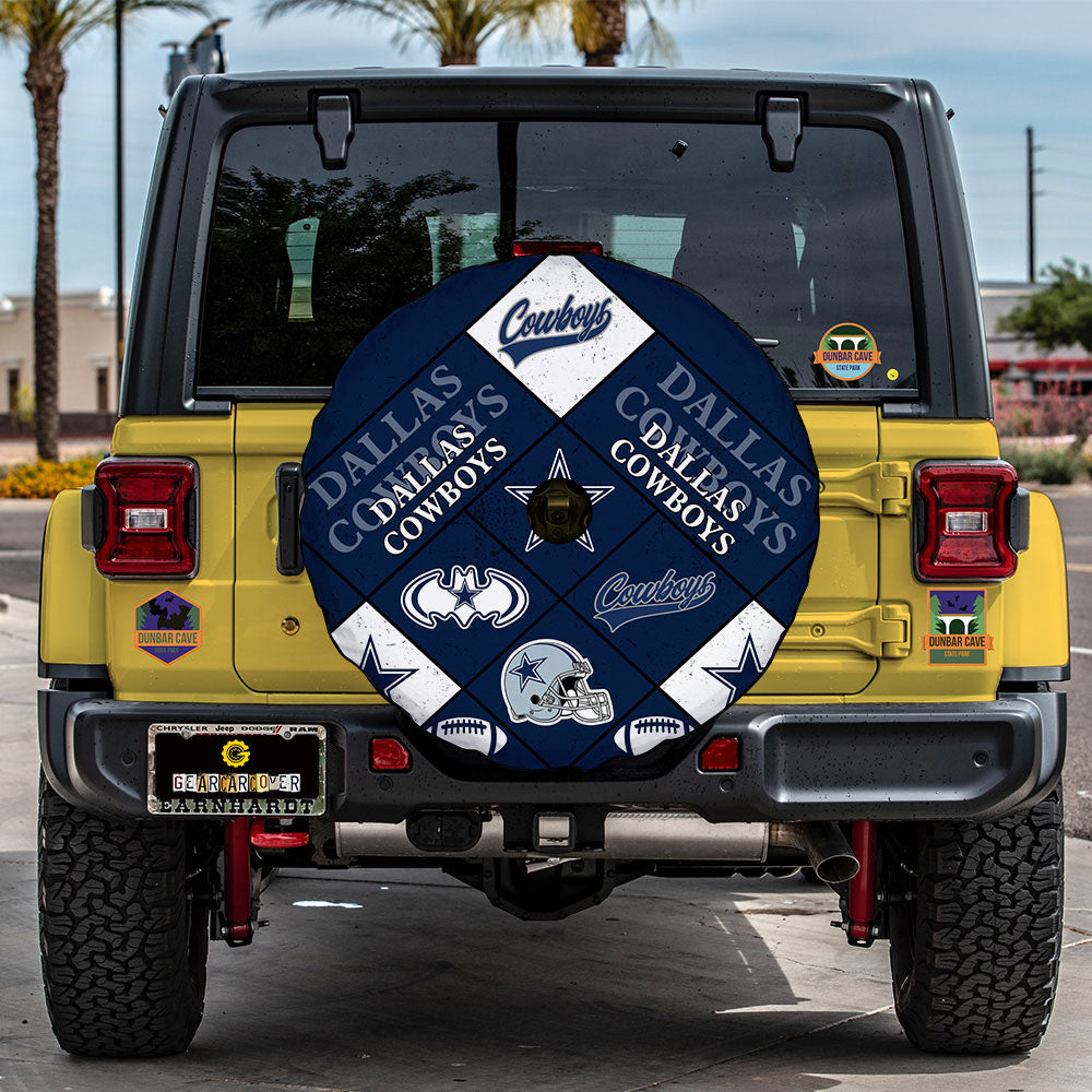 Dallas Cowboys Spare Tire Covers Camera Hole Sporty Team Collection - Gearcarcover - 2