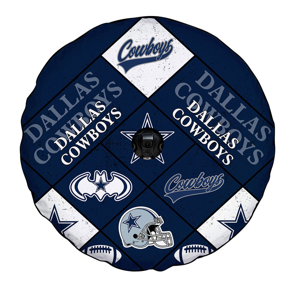 Dallas Cowboys Spare Tire Covers Camera Hole Sporty Team Collection - Gearcarcover - 4