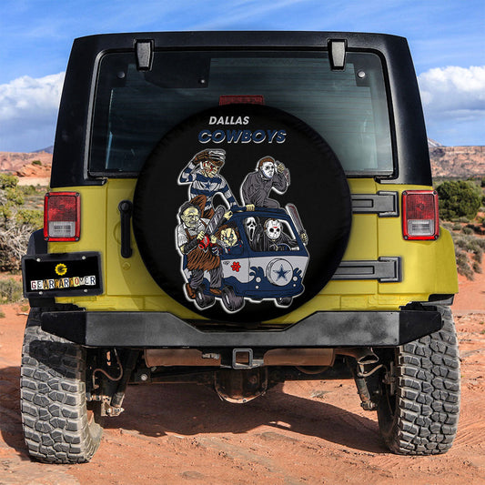 Dallas Cowboys Spare Tire Covers Horror Characters Car Accessories - Gearcarcover - 2