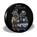 Dallas Cowboys Spare Tire Covers Horror Characters Car Accessories - Gearcarcover - 3