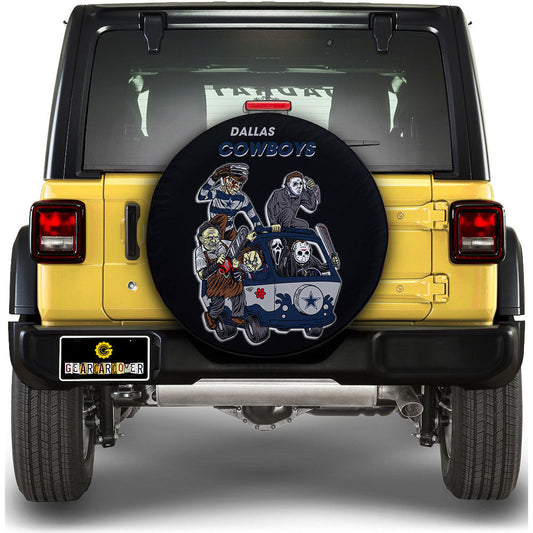 Dallas Cowboys Spare Tire Covers Horror Characters Car Accessories - Gearcarcover - 1