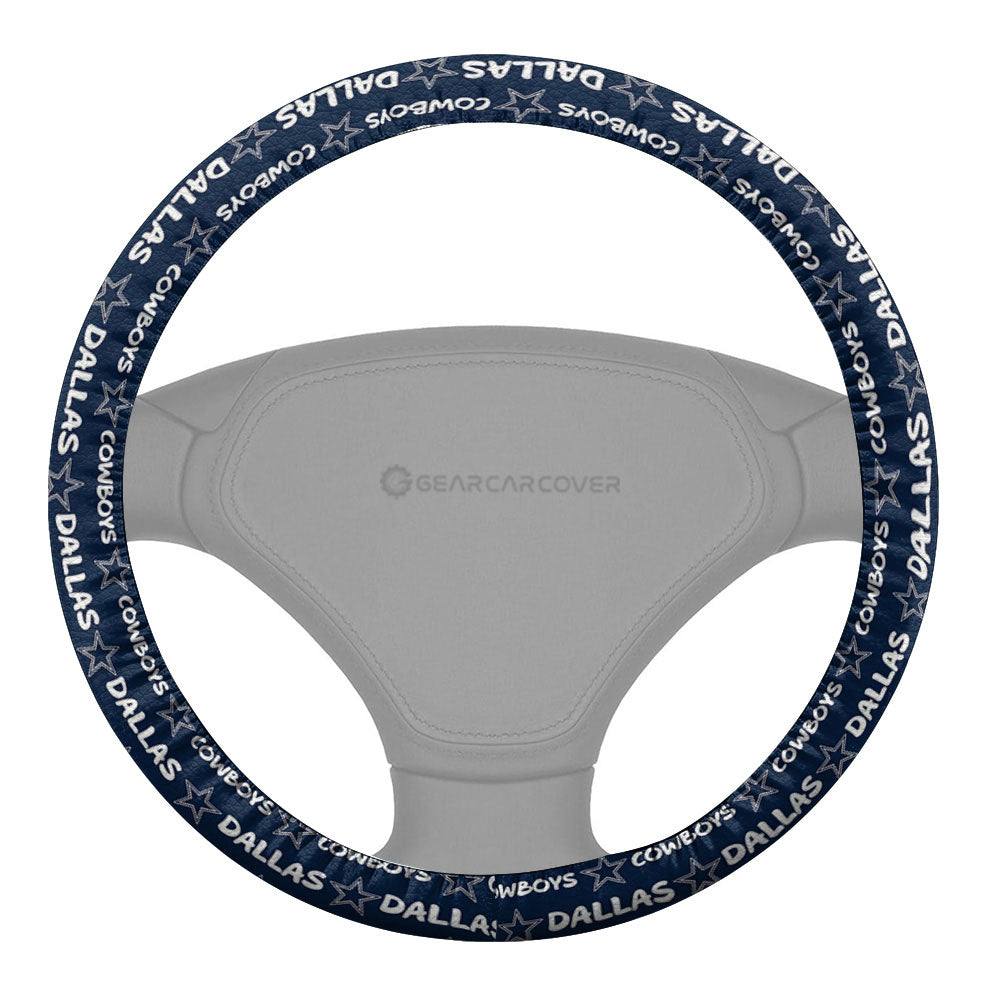 Dallas Cowboys Steering Wheel Cover Sporty Team Collection - Gearcarcover - 2