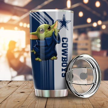 Dallas Cowboys Tumbler Cup Custom Car Accessories - Gearcarcover - 1
