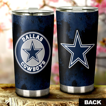 Dallas Cowboys Tumbler Cup Custom Car Accessories - Gearcarcover - 1