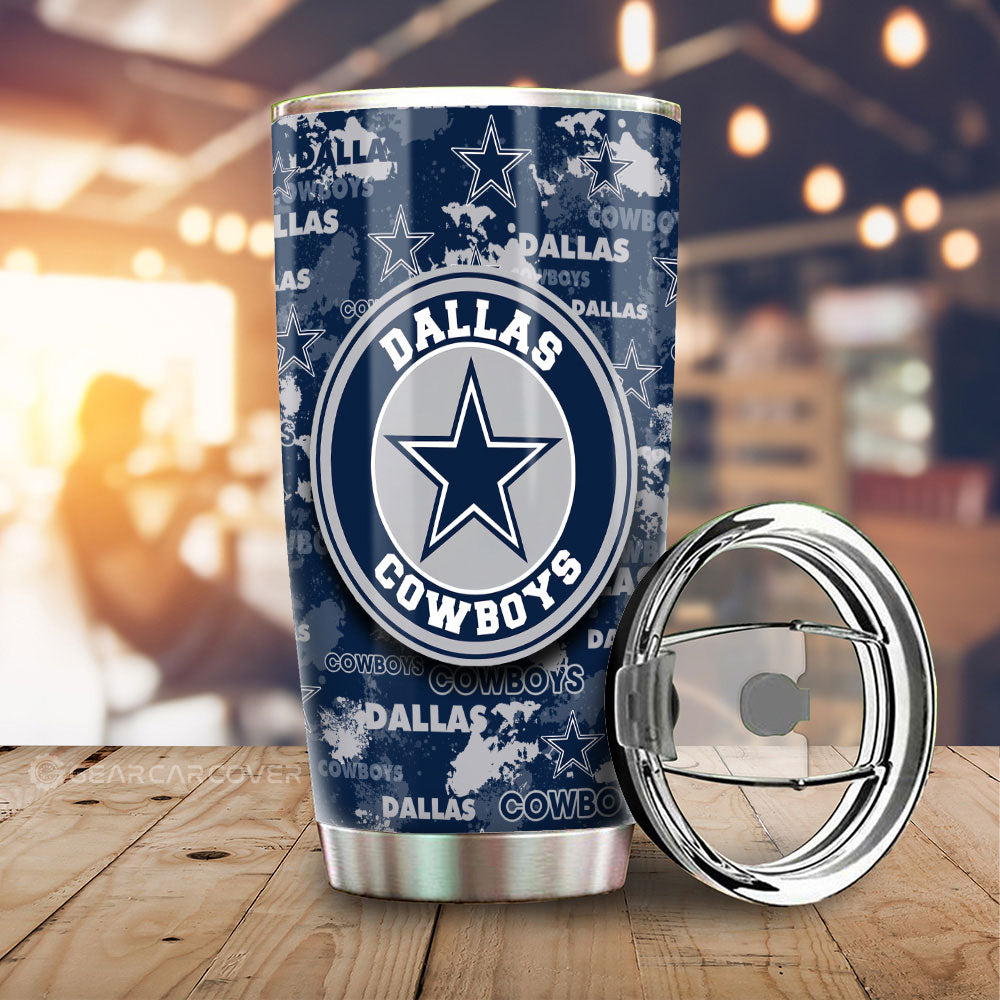 Dallas Cowboys Tumbler Cup Custom Car Accessories - Gearcarcover - 1