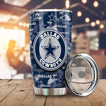 Dallas Cowboys Tumbler Cup Custom Car Accessories - Gearcarcover - 1