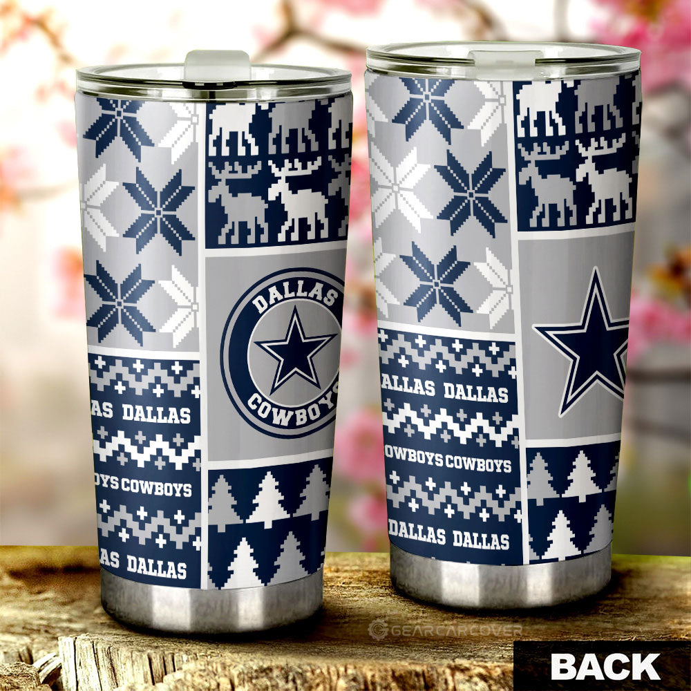 Dallas Cowboys Tumbler Cup Custom Ugly Style Car Accessories - Gearcarcover - 2