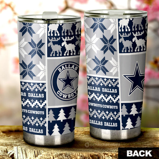 Dallas Cowboys Tumbler Cup Custom Ugly Style Car Accessories - Gearcarcover - 2