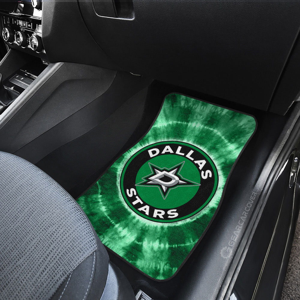 Dallas Stars Car Floor Mats Custom Tie Dye Car Accessories - Gearcarcover - 3