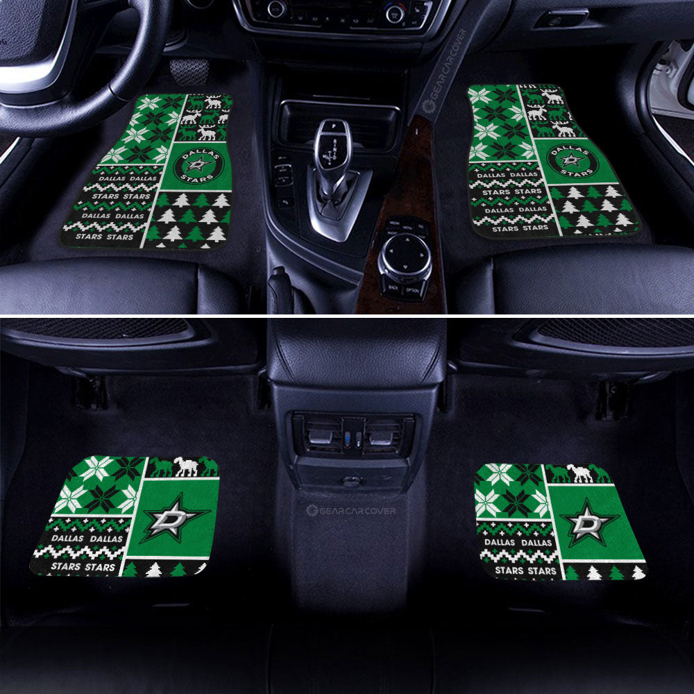 Dallas Stars Car Floor Mats Custom Ugly Style Car Accessories - Gearcarcover - 2