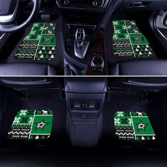 Dallas Stars Car Floor Mats Custom Ugly Style Car Accessories - Gearcarcover - 2