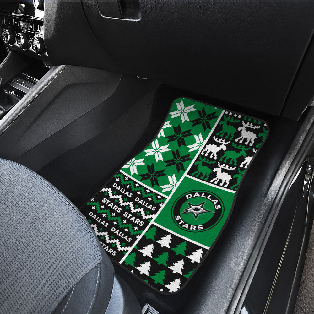 Dallas Stars Car Floor Mats Custom Ugly Style Car Accessories - Gearcarcover - 3