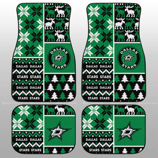 Dallas Stars Car Floor Mats Custom Ugly Style Car Accessories - Gearcarcover - 1