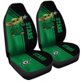 Dallas Stars Car Seat Covers Baby Yoda Car Accessories - Gearcarcover - 3