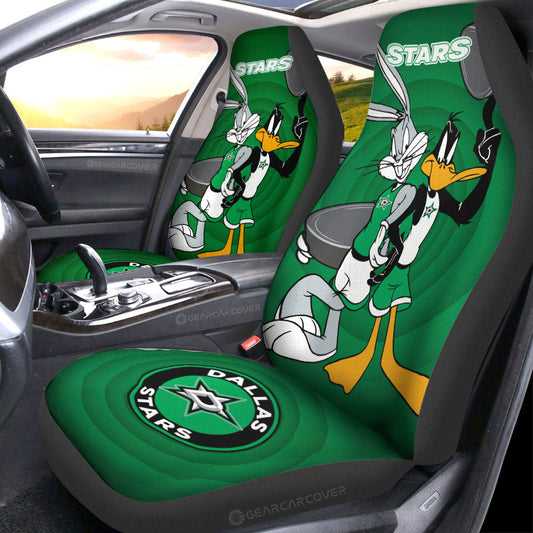 Dallas Stars Car Seat Covers Custom Car Accessories - Gearcarcover - 1